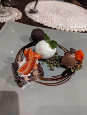 Chocolate symphony at Sakti Dining Room in Mambal