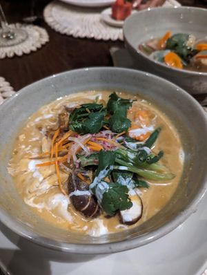 Laksa at Sakti Dining Room in Mambal