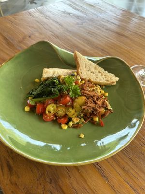 Tofu scramble  at Sakti Dining Room in Mambal