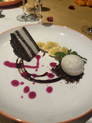 Chocolate layer cake   at Sakti Dining Room in Mambal