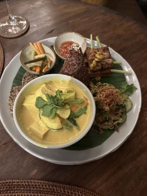 Balinese sampler - must try!   at Sakti Dining Room in Mambal