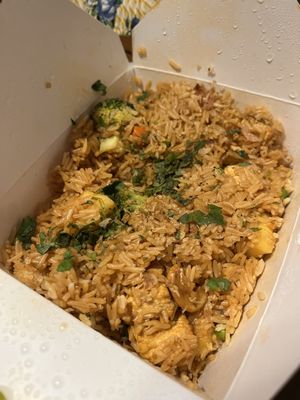 Vegan PFF  at Tangerine Cafe in Cary