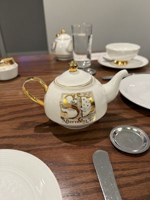 Tea - everyone gets their own pot and tea selection   at Silver Dove Afternoon Tea in Boston