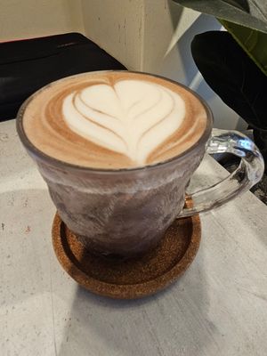 Hot oat milk cocoa, NTD 190 at Away Cafe - 別處咖啡 in Taipei
