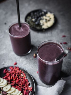 Açaí smoothie at The Goood Açaí Club in Madrid