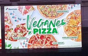 Publicity   at Domino's Pizza in Pirna