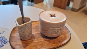 Masala chai latte at Coffee Monkey in Chisinau