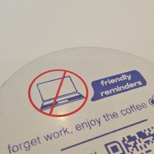 No laptops allowed at Coffee Monkey in Chisinau