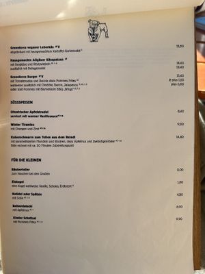 Veganer Leberkaas, veganer Burger  at Alter Simpl in Munich