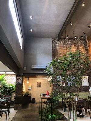 Interior of the café   at Verdelima Restaurante in Fortaleza
