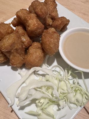 Soy Meat Karaage (vegan)  at Nishiki Ramen in Plano