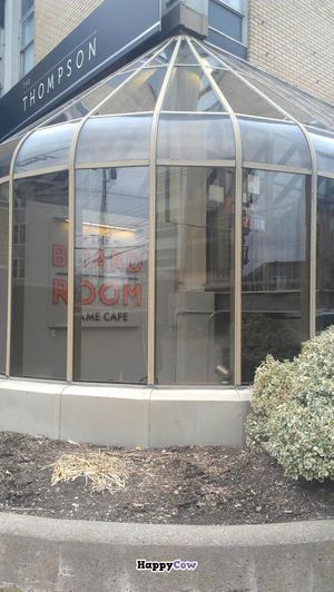 Outside at The Board Room Game Cafe in Halifax