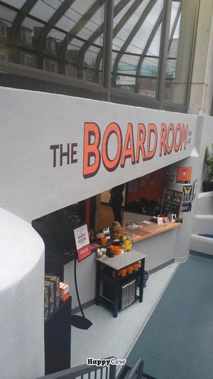 Outside at The Board Room Game Cafe in Halifax