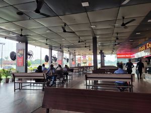 Seating outside at Mannat Gurugram Restaurant  in Sidhrawali