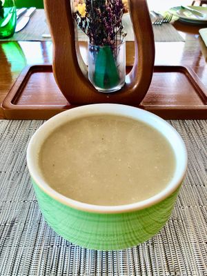 Cauliflower soup  at Vibe in Dubai