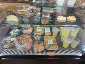 salads, desserts & lemonades at Cafe Malke in Jerusalem