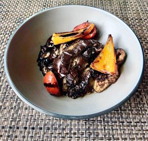 Balsamic glazed aubergine  at The Spice Tree in Dubai