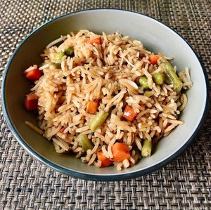 Vegetable fried rice  at The Spice Tree in Dubai