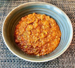 Vegetable bhaji at The Spice Tree in Dubai