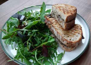 very testy bread at Muttley & Jack's Coffee Roasters in Stockholm