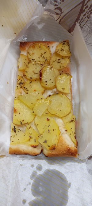 Potato foccacia at Panificio Delizie Senza Glutine in Palermo