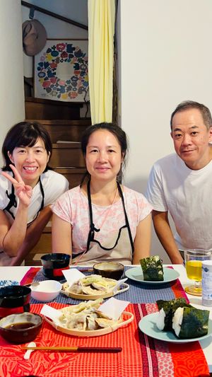 記念撮影 at Kyoto Green Cuisine in Kyoto