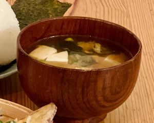 お味噌汁 at Kyoto Green Cuisine in Kyoto