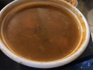 Tomato soup   at House of Dosas in Hicksville