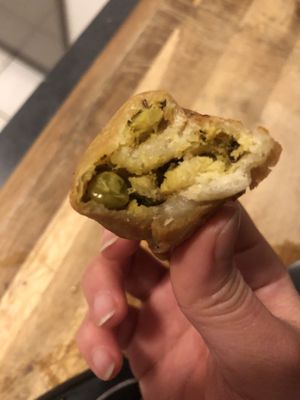 Samosa   at House of Dosas in Hicksville