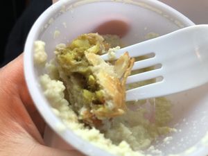 Vegan samosa   at House of Dosas in Hicksville