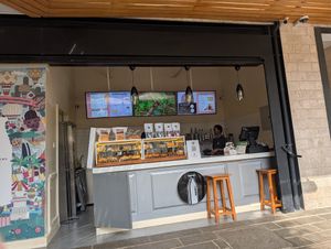 Storefront of Connect Coffee shared with Keventers ice cream at Connect Coffee @ Keventers in Nairobi