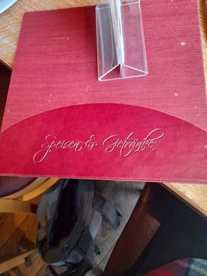 Name on menu at Cafe am Rathaus in Todtnau