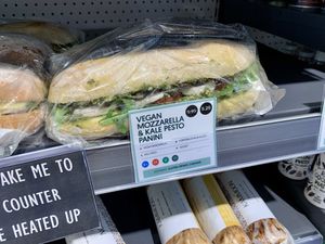 Vegan panini at Planet Organic - Ealing in West London