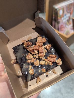 Sweet potato brownie at Flavour Fields - Galleria Mall in Dubai