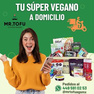 Envia un WhatsApp y te llevamos tu súper vegano! at El Veganito in Aguascalientes