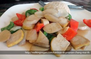 Massaman Curry at Kanlaya Vegetarian in Chiang Mai