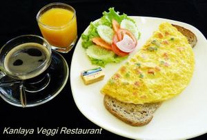 Start the day with our delicious breakfasts at Kanlaya Vegetarian in Chiang Mai