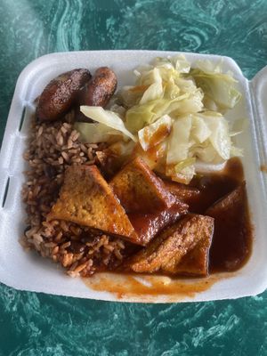 Tropiq Tofu  at Reggae Shack Cafe in Gainesville