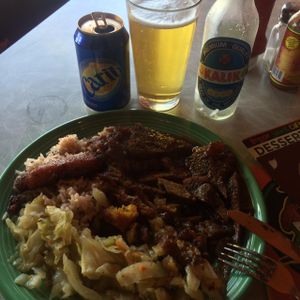 vegan steak at Reggae Shack Cafe in Gainesville
