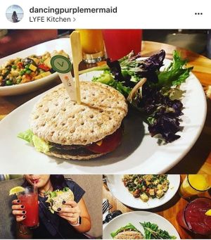 Sandwich and Salad at LYFE Kitchen - River North in Chicago