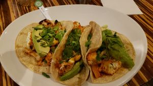 Cauliflower tacos  at LYFE Kitchen - River North in Chicago