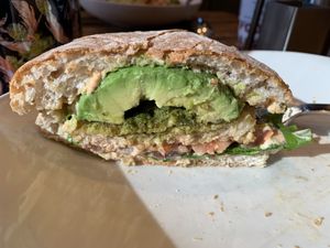 Vegan chimichurri sandwich at LYFE Kitchen - River North in Chicago