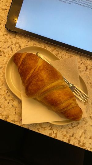 Croissant at neon in Muenster