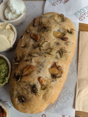 Herbed Gluten free bread at Sugar Glider in Richmond