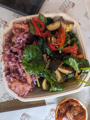 Fresh salad at Sugar Glider in Richmond