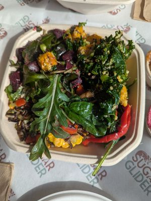 Fresh salad at Sugar Glider in Richmond