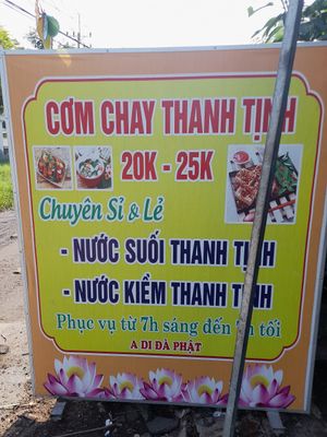 Sign outside at Thanh Tinh in Ho Chi Minh City