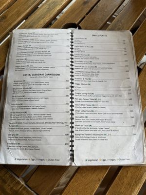 Menu march 2025  at Ganga View Cafe in Rishikesh