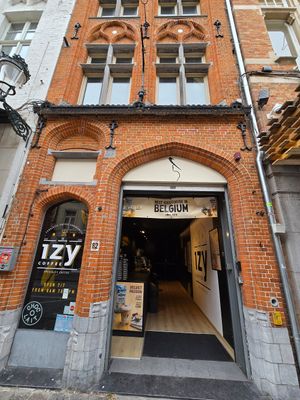 Front at Izy Coffee Brugge in Bruges