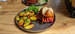 Veganer Doppeltsolecker Burger at Doppeltsolecker 2.0 in Dortmund